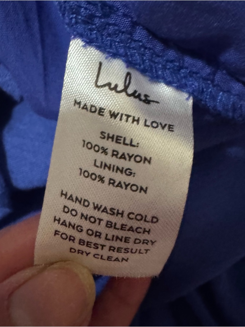 Lulus Troulos Royal Blue Lace-Up Back Midi Dress Medium Flowy Boho Wedding Guest - Picture 4 of 5